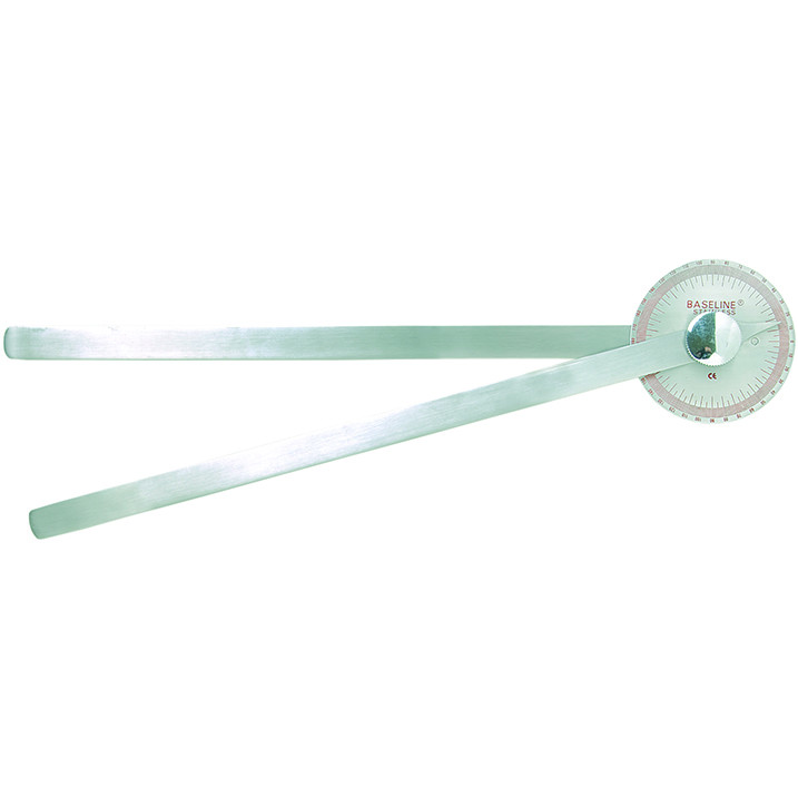 Baseline不銹鋼量角器六件套-活動度測量-量角計