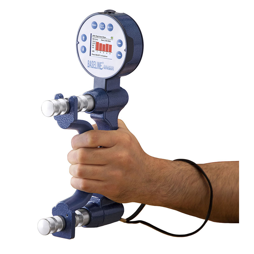 Baseline BIMS數(shù)碼握力計(jì)--五捏距數(shù)碼捏力計(jì)-數(shù)碼手功能評(píng)估箱三件套