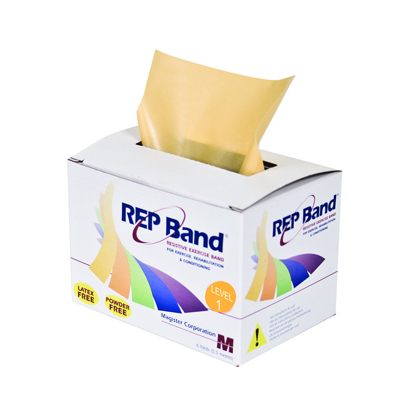 美國REP Band盒裝無乳膠彈力帶-漸進式阻力訓練帶