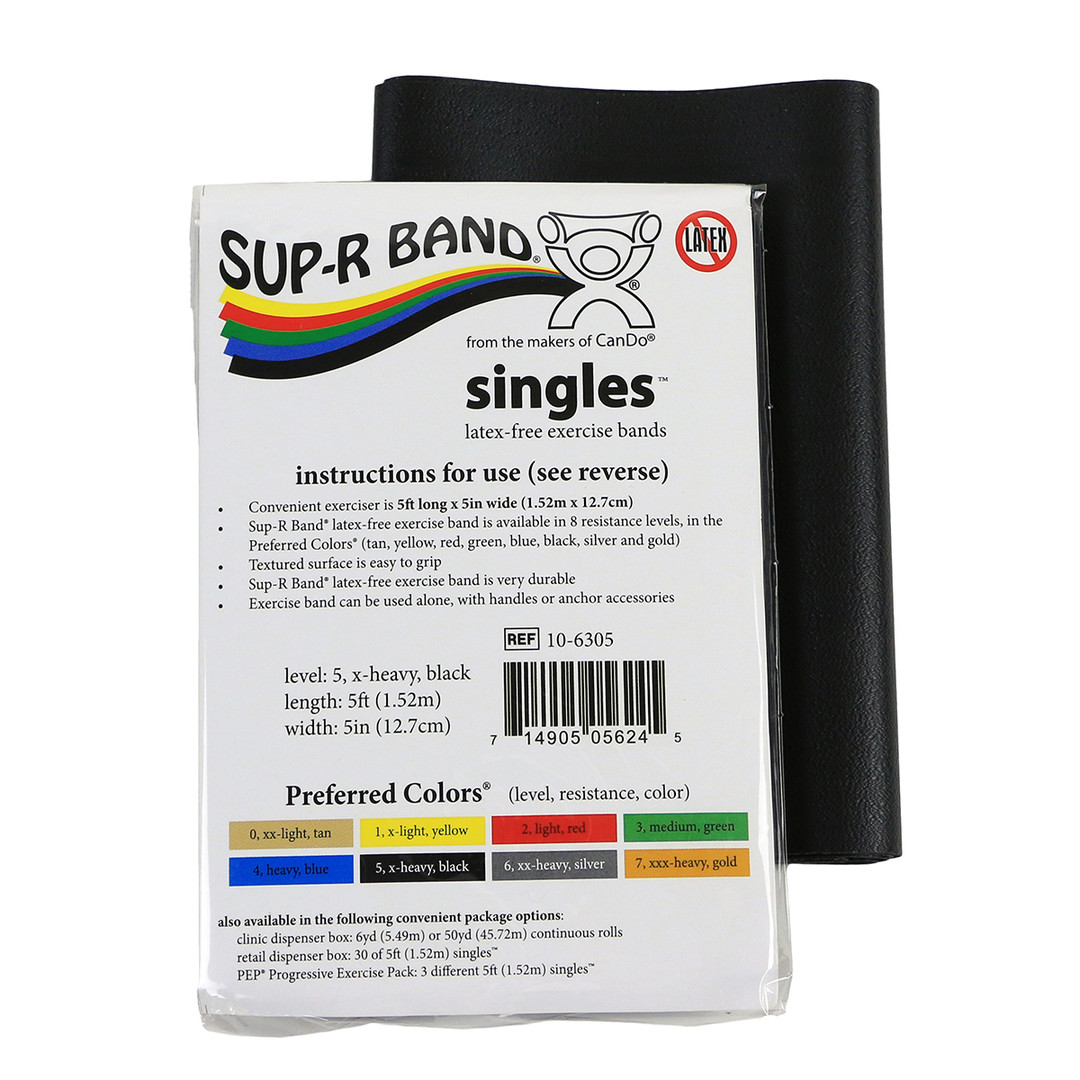 美國Sup-R Band盒裝無乳膠彈性阻力訓(xùn)練帶