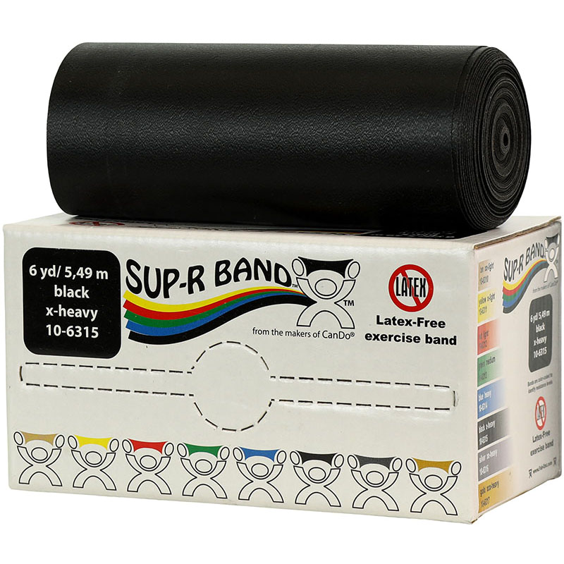 美國Sup-R Band盒裝無乳膠彈性阻力訓(xùn)練帶