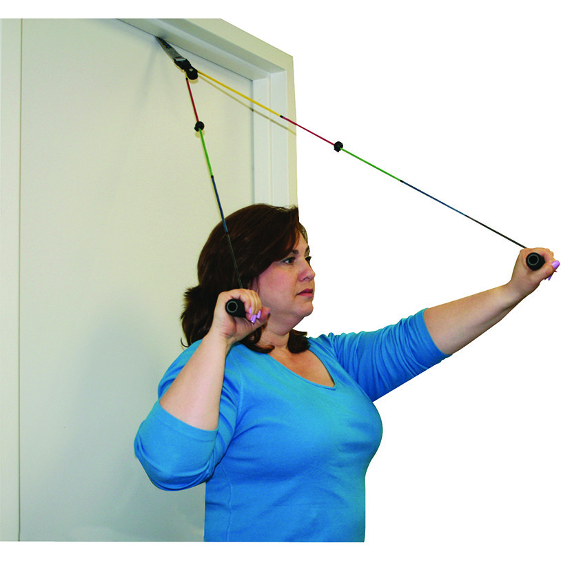 門上滑輪訓(xùn)練系統(tǒng)-美國CanDo-Over-Door Shoulder Pulley Exercisers