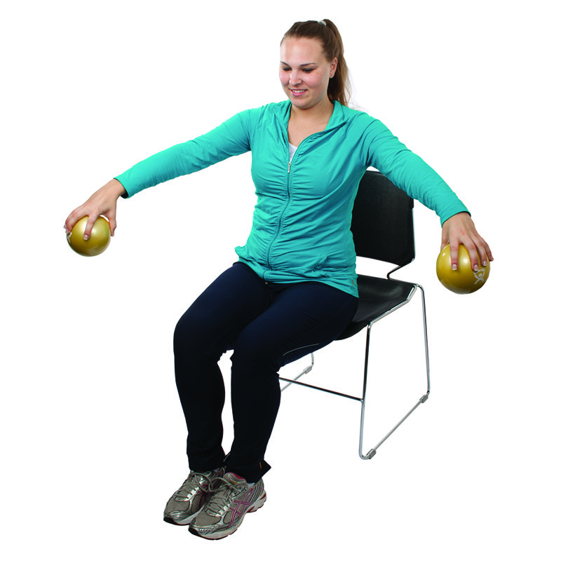 康復(fù)負(fù)重訓(xùn)練球-美國(guó)CanDo-Thera-Band-Hand-held Weighted Balls